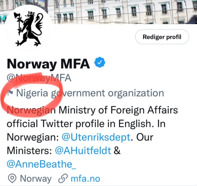 „Norgeria”: Pe Twitter, Norvegia și Nigeria au devenit una singură