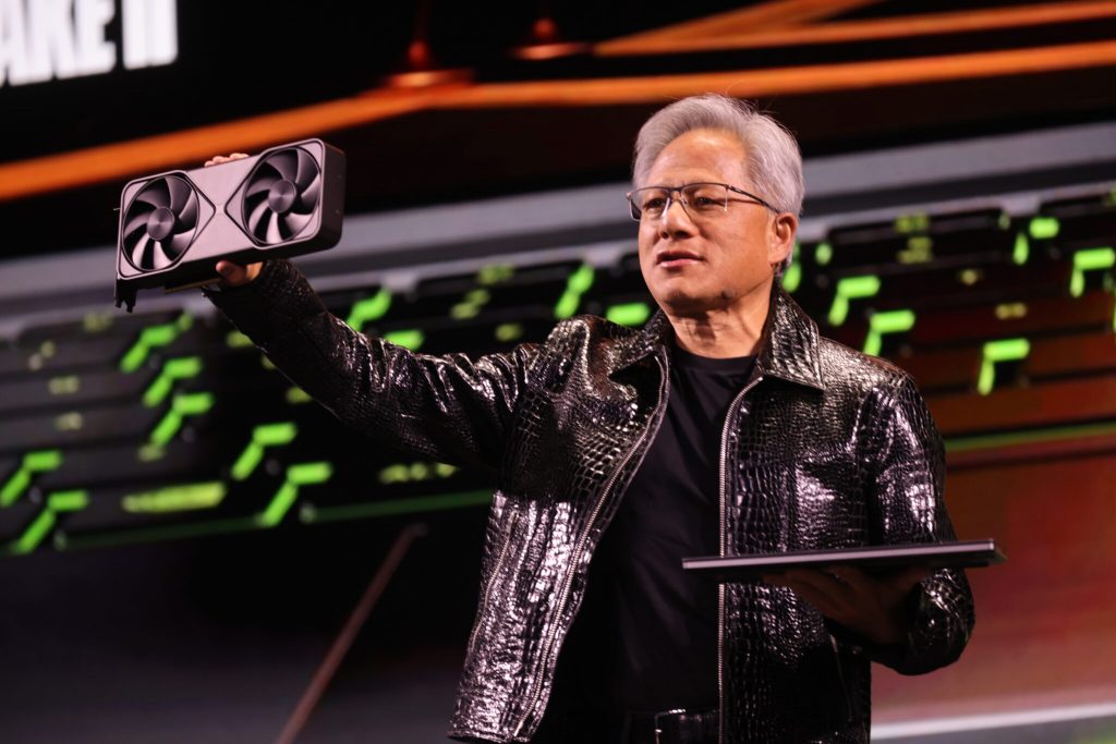 Capitalizarea bursieră a Nvidia, de 5,7 trilioane de dolari, a depășit PIB-ul Germaniei, estimat la 5,45 trilioane de dolari. Cele mai mari cinci companii americane valorează acum mai mult decât principalele economii europene