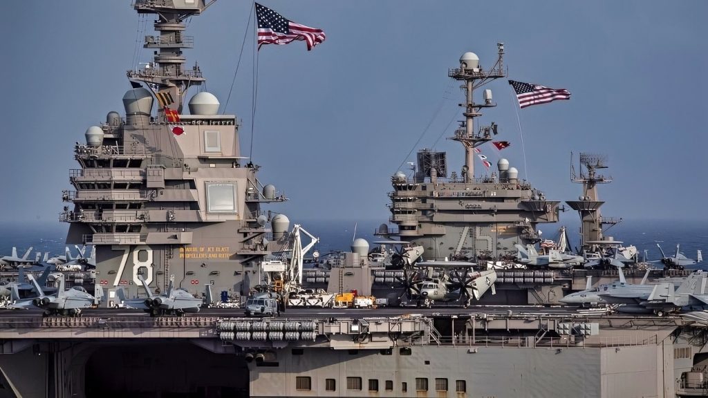 USS Ford, cel mai mare portavion din lume, s-a întors în SUA după 11 luni de misiune-dublă în Venezuela și Iran. Hegseth, către militarii aflați la bord: „Ați scris istorie, ați făcut o națiune mândră”