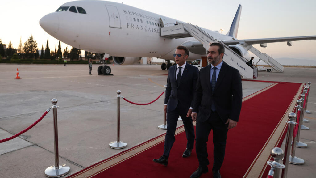 Două explozii puternice au avut loc la Damasc, în timpul vizitei președintelui francez Emanuel Macron