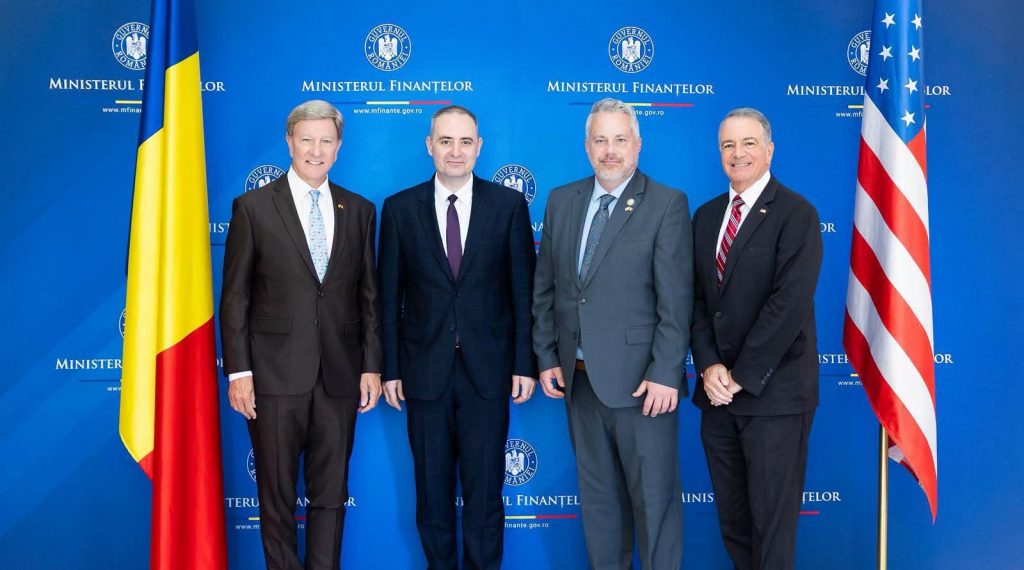Alexandru Nazare s-a întâlnit cu delegația Congresului SUA la sediul Ministerului Finanțelor, pentru a atrage capital american în România: „Avem potențial de creștere”
